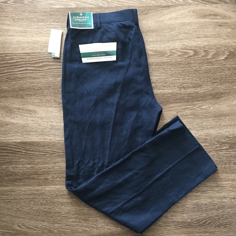 Men’s Cubavera Navy Dress Pants (34x32)